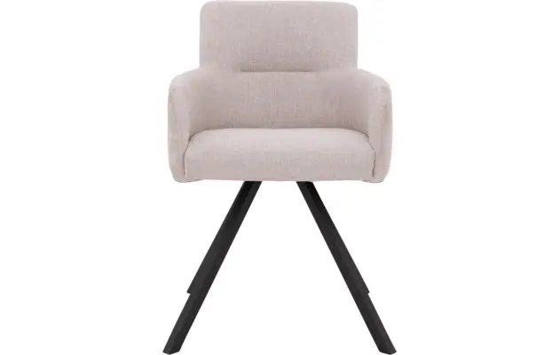 Goossens eetkamerstoel jesse beige stof - 8234500-{merk}-proefmodel-proefmodel-04